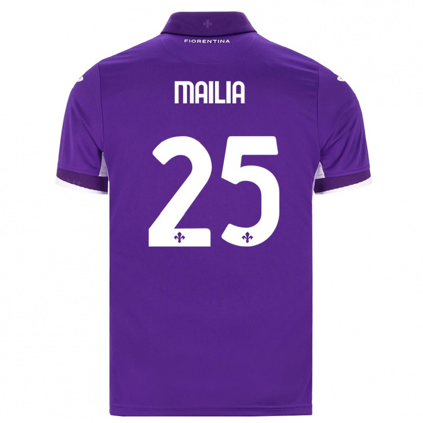 Danxen Mujer Camiseta Siria Mailia #25 Morado Blanco Rosa 1ª Equipación 2026/27 La Camisa