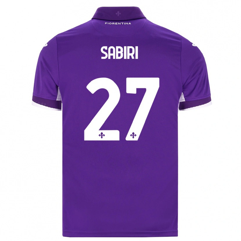 Danxen Mujer Camiseta Abdelhamid Sabiri #27 Morado Blanco Rosa 1ª Equipación 2026/27 La Camisa