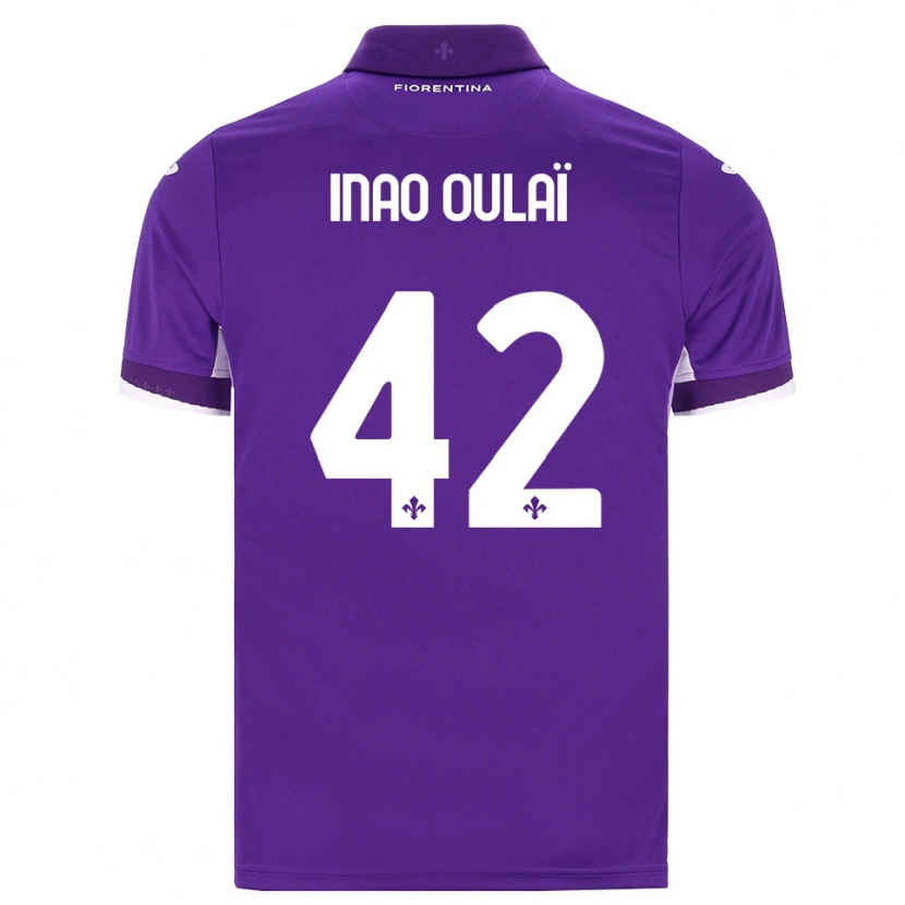 Danxen Mujer Camiseta Christ Inao Oulaï #42 Morado Blanco Rosa 1ª Equipación 2026/27 La Camisa
