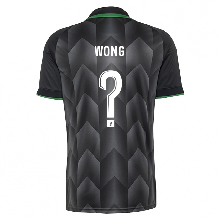 Danxen Mujer Camiseta Kiani Wong #0 Verde Blanco Negro 2ª Equipación 2026/27 La Camisa