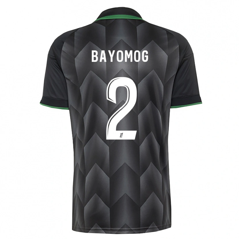 Danxen Mujer Camiseta Hugo Bayomog #2 Verde Blanco Negro 2ª Equipación 2026/27 La Camisa