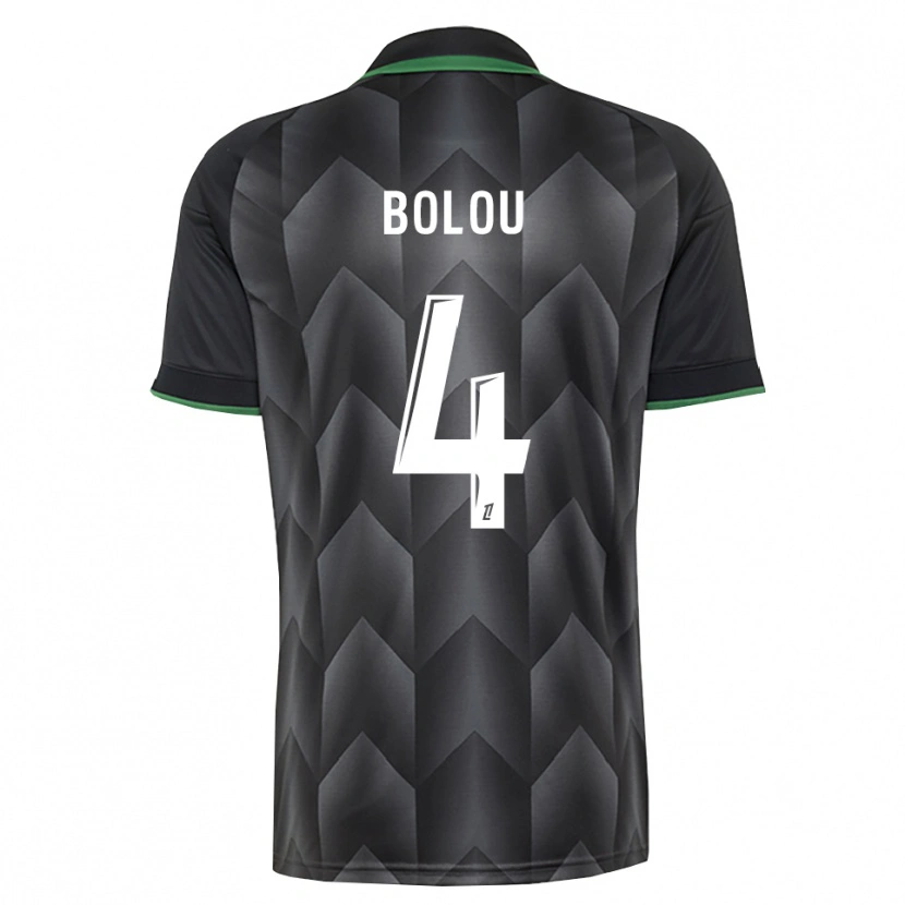 Danxen Mujer Camiseta Abraham Bolou #4 Verde Blanco Negro 2ª Equipación 2026/27 La Camisa