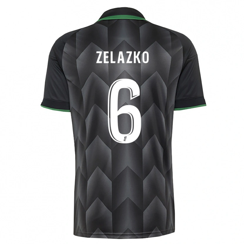 Danxen Mujer Camiseta Robin Zelazko #6 Verde Blanco Negro 2ª Equipación 2026/27 La Camisa
