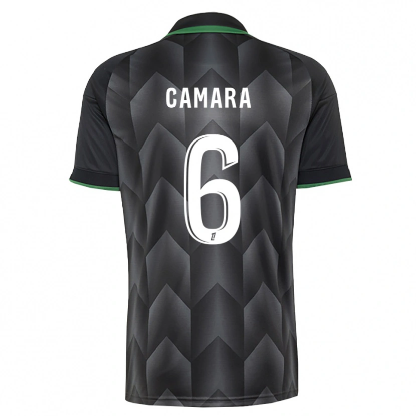 Danxen Mujer Camiseta Mamadou Camara #6 Verde Blanco Negro 2ª Equipación 2026/27 La Camisa