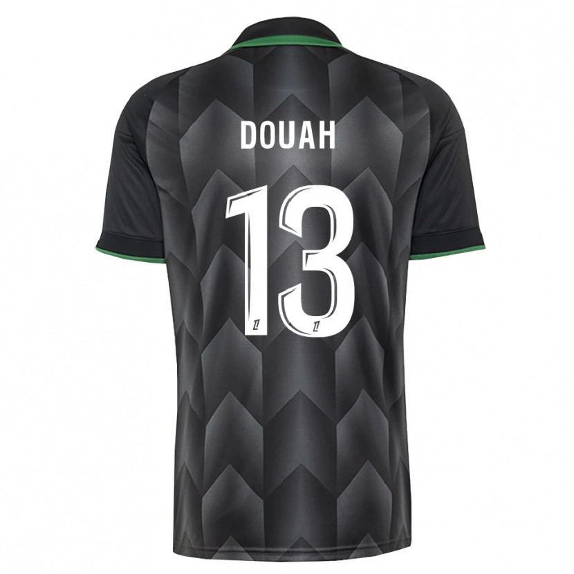 Danxen Mujer Camiseta Chemssedine Douah #13 Verde Blanco Negro 2ª Equipación 2026/27 La Camisa
