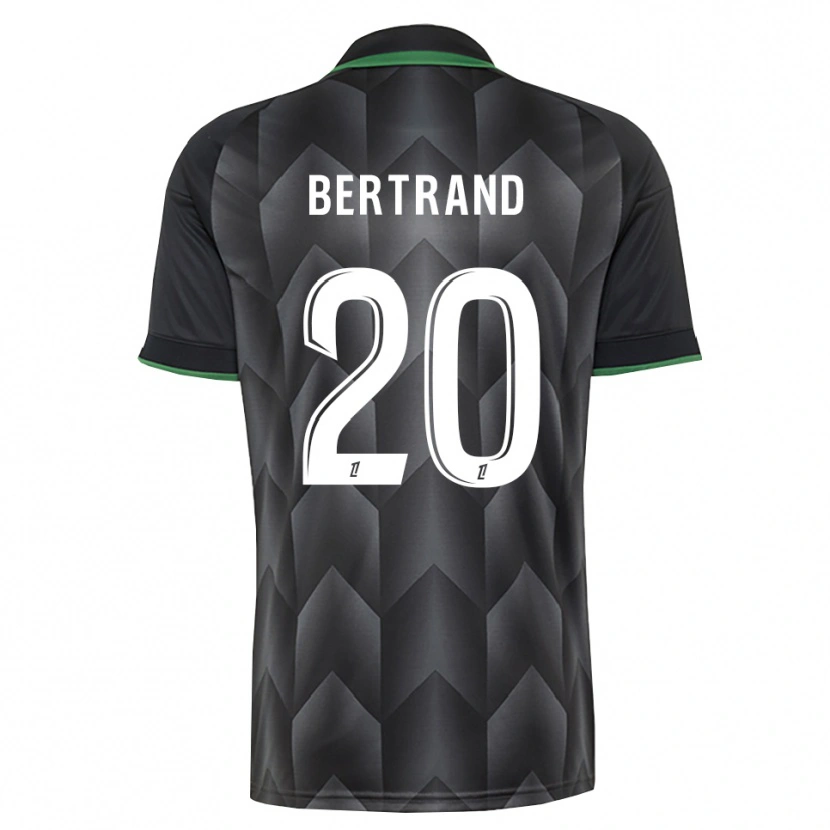 Danxen Mujer Camiseta Clara Bertrand #20 Verde Blanco Negro 2ª Equipación 2026/27 La Camisa