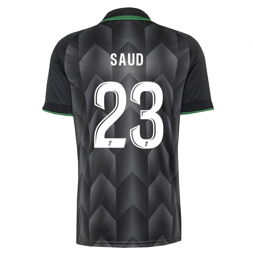 Danxen Mujer Camiseta Saud Abdulhamid #23 Verde Blanco Negro 2ª Equipación 2026/27 La Camisa