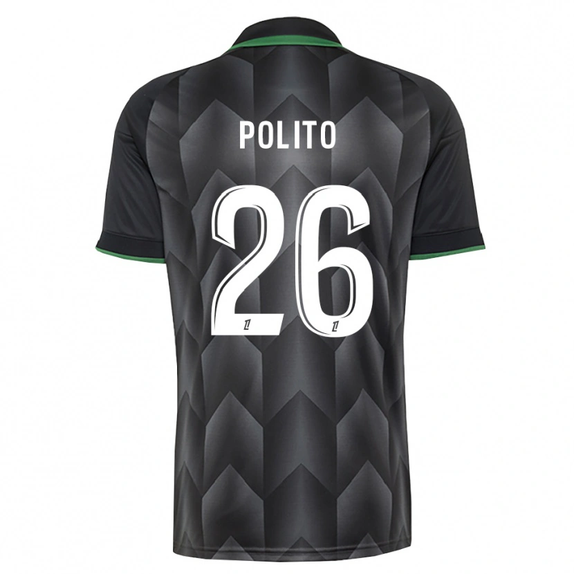 Danxen Mujer Camiseta Carla Polito #26 Verde Blanco Negro 2ª Equipación 2026/27 La Camisa