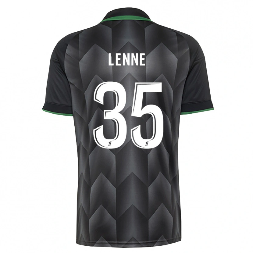 Danxen Mujer Camiseta Oscar Lenne #35 Verde Blanco Negro 2ª Equipación 2026/27 La Camisa