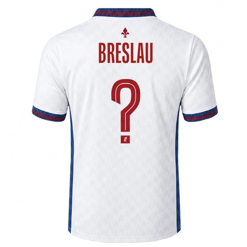 Danxen Mujer Camiseta Jessy Breslau #0 Rojo Blanco Azul 2ª Equipación 2026/27 La Camisa