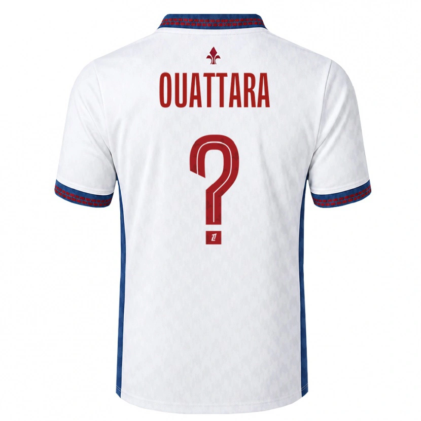 Danxen Mujer Camiseta Fadiga Ouattara #0 Rojo Blanco Azul 2ª Equipación 2026/27 La Camisa