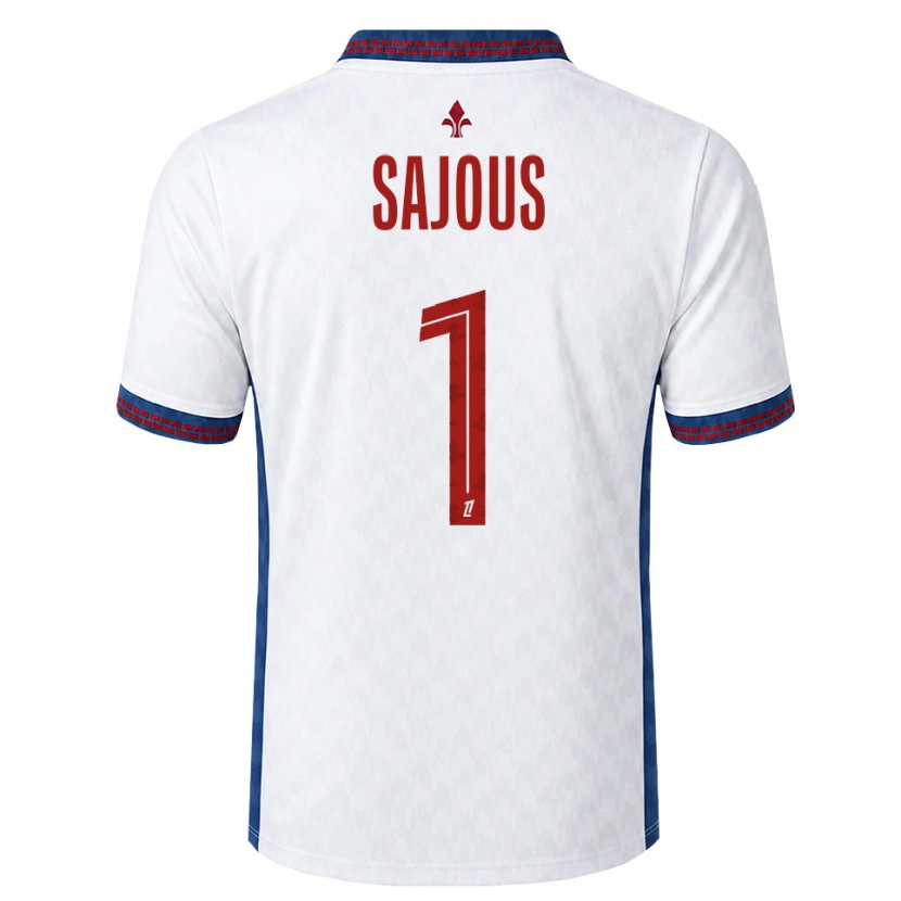 Danxen Mujer Camiseta Thomas Sajous #1 Rojo Blanco Azul 2ª Equipación 2026/27 La Camisa