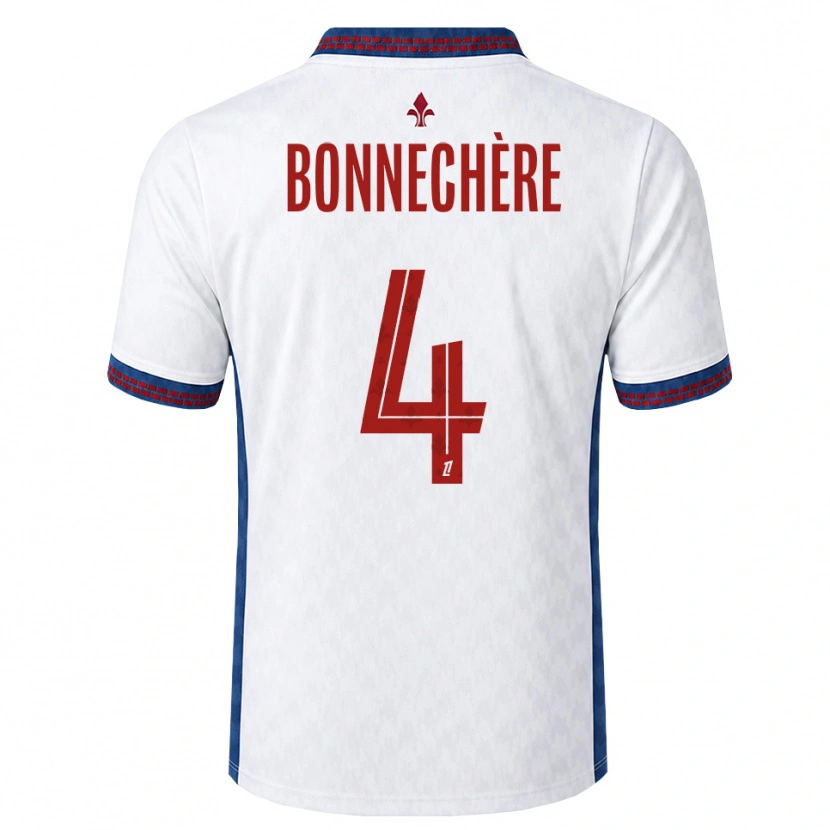Danxen Mujer Camiseta Victor Bonnechère #4 Rojo Blanco Azul 2ª Equipación 2026/27 La Camisa