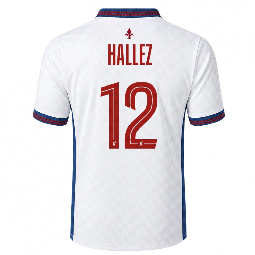 Danxen Mujer Camiseta Alexis Hallez #12 Rojo Blanco Azul 2ª Equipación 2026/27 La Camisa