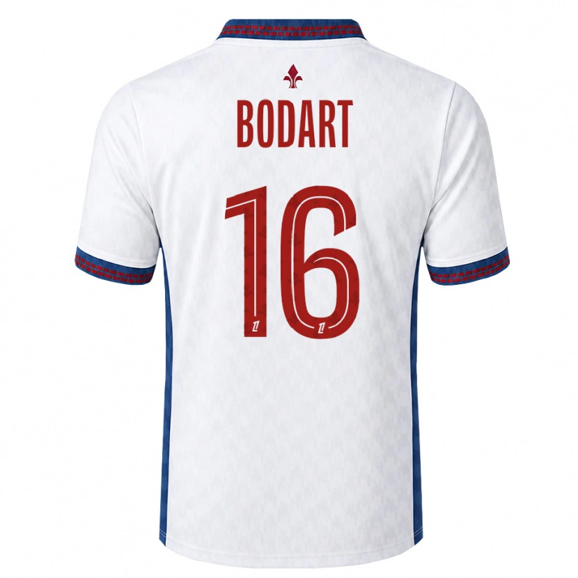 Danxen Mujer Camiseta Arnaud Bodart #16 Rojo Blanco Azul 2ª Equipación 2026/27 La Camisa