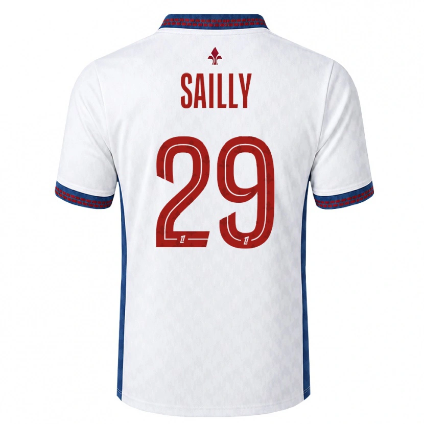 Danxen Mujer Camiseta Charlotte Sailly #29 Rojo Blanco Azul 2ª Equipación 2026/27 La Camisa