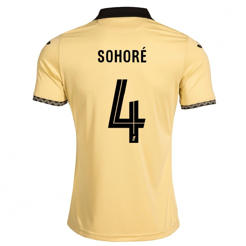 Danxen Mujer Camiseta Seni Sohoré #4 Blanco Navajo Negro 2ª Equipación 2026/27 La Camisa