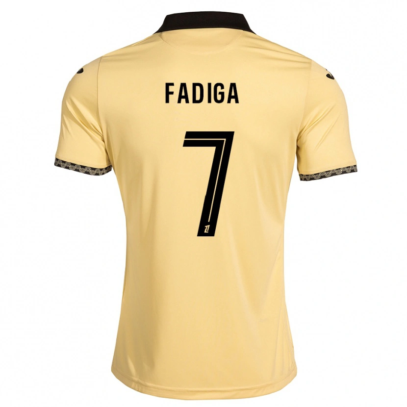 Danxen Mujer Camiseta Bandiougou Fadiga #7 Blanco Navajo Negro 2ª Equipación 2026/27 La Camisa