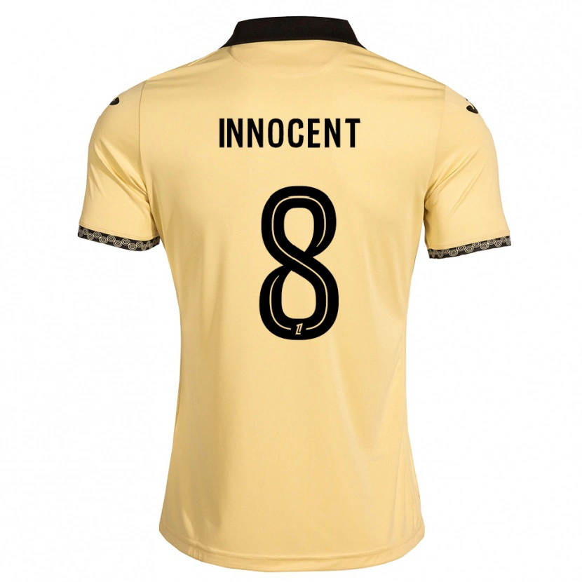 Danxen Mujer Camiseta Bonke Innocent #8 Blanco Navajo Negro 2ª Equipación 2026/27 La Camisa