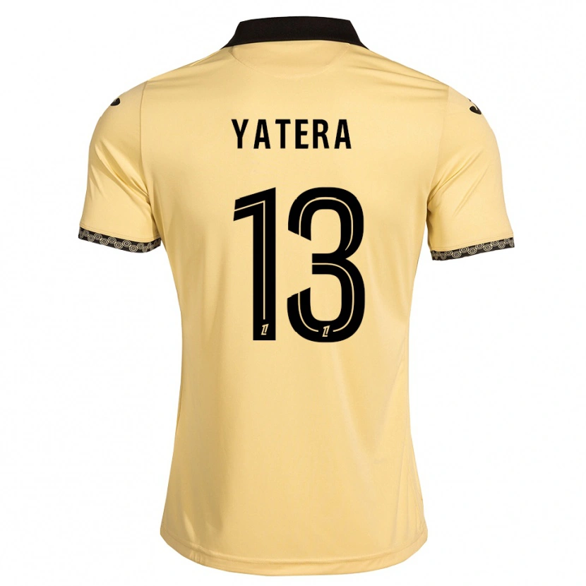 Danxen Mujer Camiseta Demba Yatera #13 Blanco Navajo Negro 2ª Equipación 2026/27 La Camisa