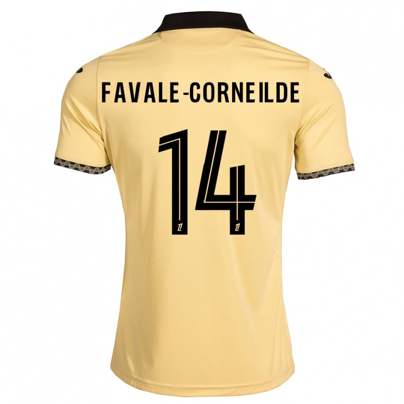 Danxen Mujer Camiseta Gianni Favale-Corneilde #14 Blanco Navajo Negro 2ª Equipación 2026/27 La Camisa