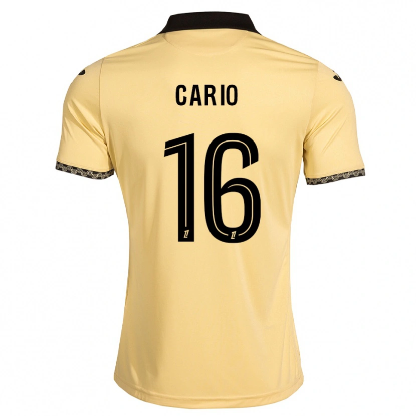 Danxen Mujer Camiseta Anthony Cario #16 Blanco Navajo Negro 2ª Equipación 2026/27 La Camisa