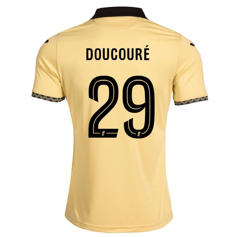 Danxen Mujer Camiseta Siriné Doucouré #29 Blanco Navajo Negro 2ª Equipación 2026/27 La Camisa
