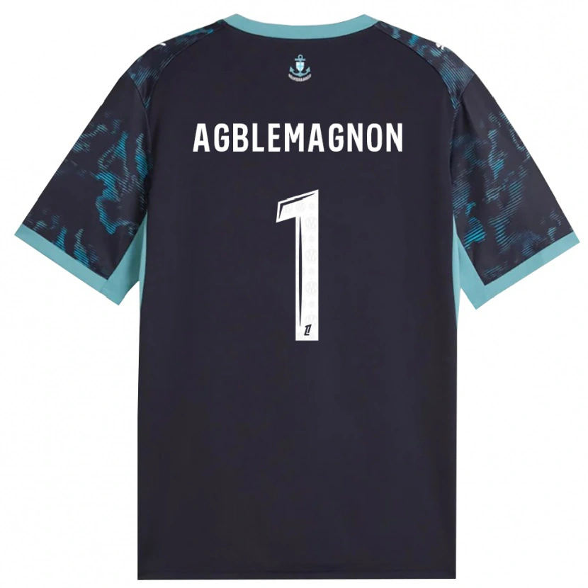 Danxen Mujer Camiseta Jordan Agblemagnon #1 Turquesa Pálido Blanco Negro 2ª Equipación 2026/27 La Camisa