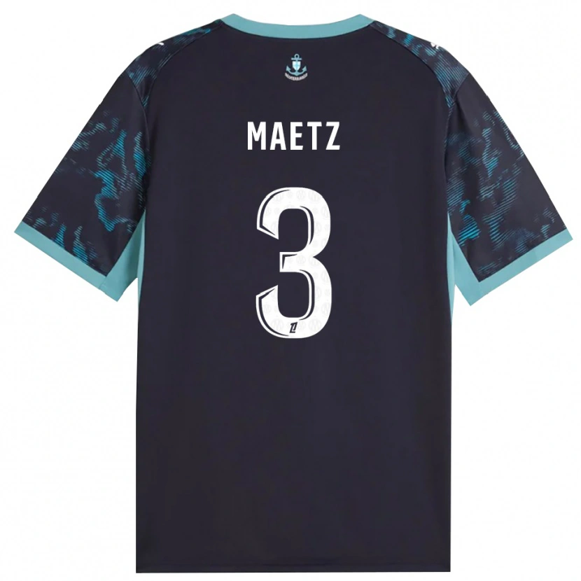 Danxen Mujer Camiseta Agathe Maetz #3 Turquesa Pálido Blanco Negro 2ª Equipación 2026/27 La Camisa