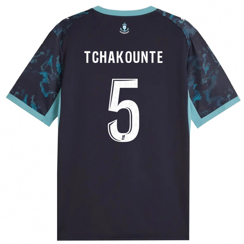 Danxen Mujer Camiseta Annaëlle Tchakounté #5 Turquesa Pálido Blanco Negro 2ª Equipación 2026/27 La Camisa
