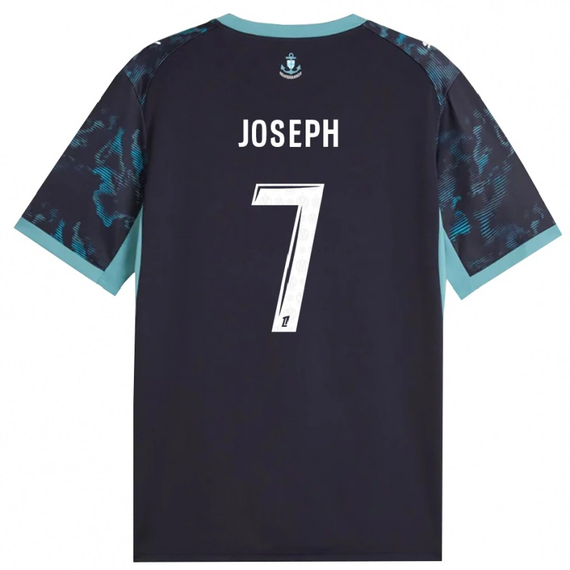 Danxen Mujer Camiseta Victor Joseph #7 Turquesa Pálido Blanco Negro 2ª Equipación 2026/27 La Camisa