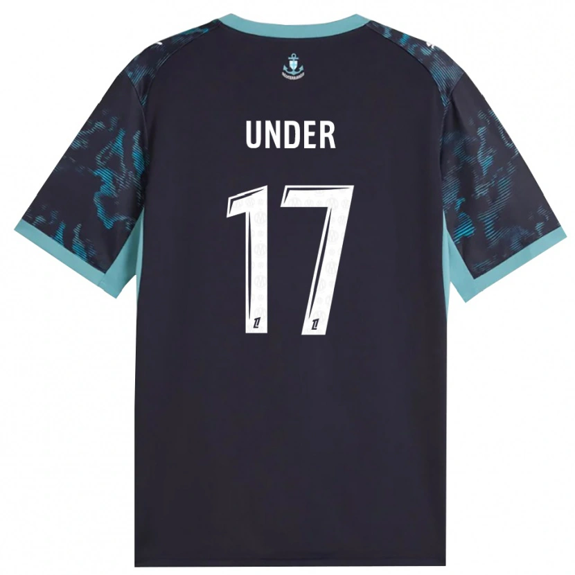 Danxen Mujer Camiseta Cengiz Under #17 Turquesa Pálido Blanco Negro 2ª Equipación 2026/27 La Camisa