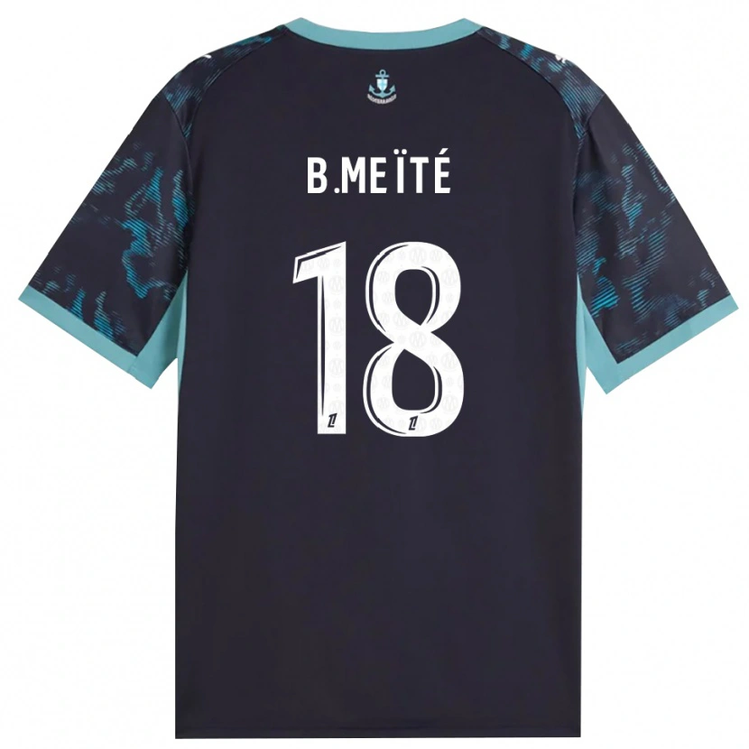 Danxen Mujer Camiseta Bamo Meïté #18 Turquesa Pálido Blanco Negro 2ª Equipación 2026/27 La Camisa
