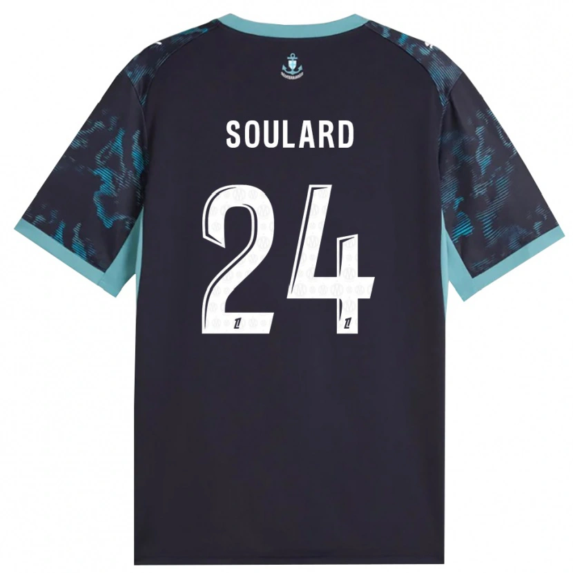 Danxen Mujer Camiseta Amandine Soulard #24 Turquesa Pálido Blanco Negro 2ª Equipación 2026/27 La Camisa