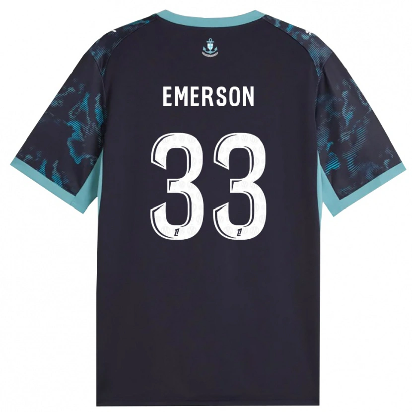 Danxen Mujer Camiseta Emerson Palmieri Dos Santos #33 Turquesa Pálido Blanco Negro 2ª Equipación 2026/27 La Camisa