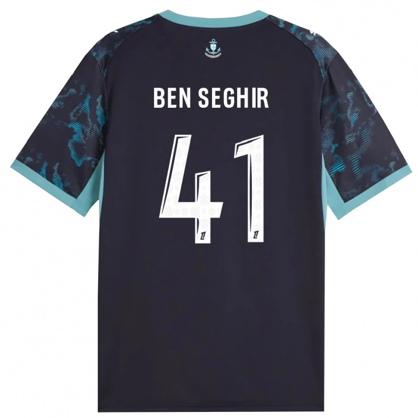 Danxen Mujer Camiseta Salim Ben Seghir #41 Turquesa Pálido Blanco Negro 2ª Equipación 2026/27 La Camisa