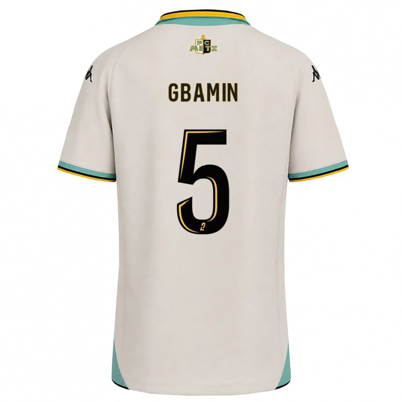 Danxen Mujer Camiseta Jean-Philippe Gbamin #5 Blanco Floral Negro 2ª Equipación 2026/27 La Camisa