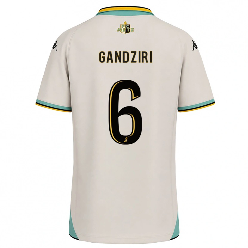 Danxen Mujer Camiseta Kimi Gandziri #6 Blanco Floral Negro 2ª Equipación 2026/27 La Camisa