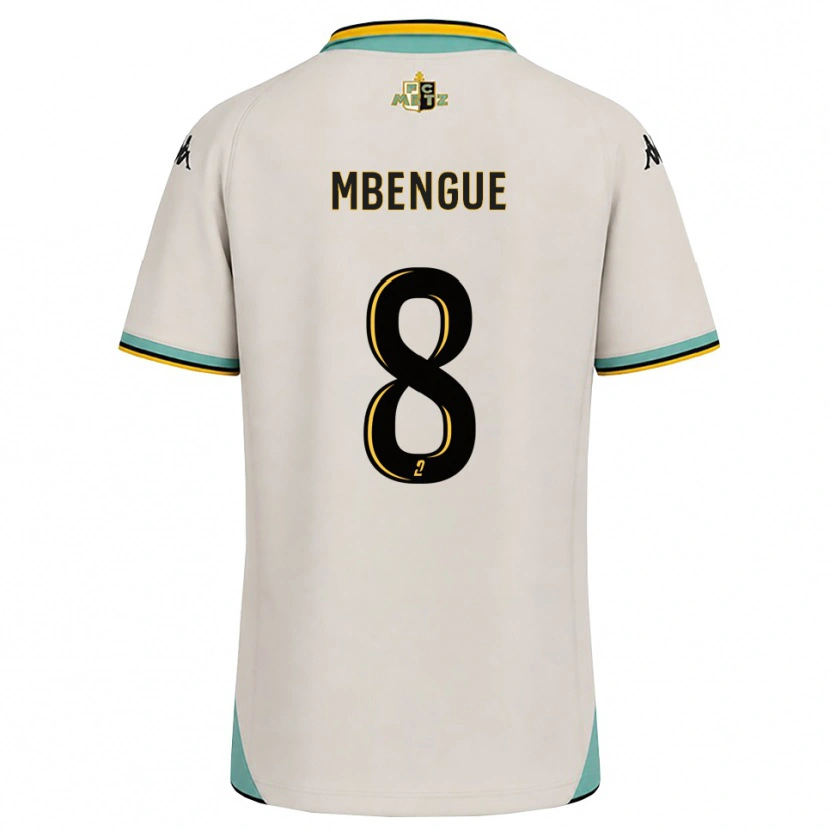 Danxen Mujer Camiseta Seynabou Mbengue #8 Blanco Floral Negro 2ª Equipación 2026/27 La Camisa