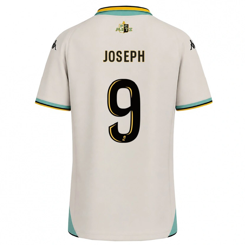 Danxen Mujer Camiseta Amélie Joseph #9 Blanco Floral Negro 2ª Equipación 2026/27 La Camisa