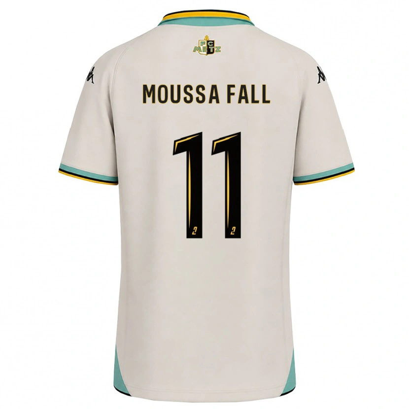 Danxen Mujer Camiseta Pape Moussa Fall #11 Blanco Floral Negro 2ª Equipación 2026/27 La Camisa