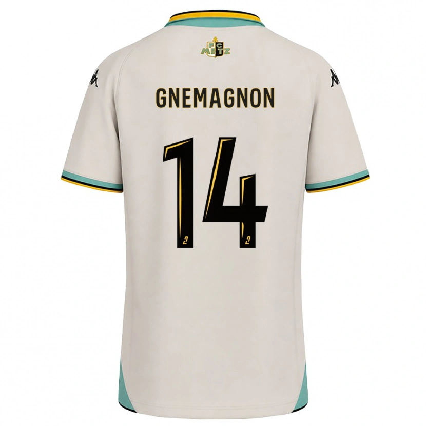 Danxen Mujer Camiseta Mahi Gnemagnon #14 Blanco Floral Negro 2ª Equipación 2026/27 La Camisa