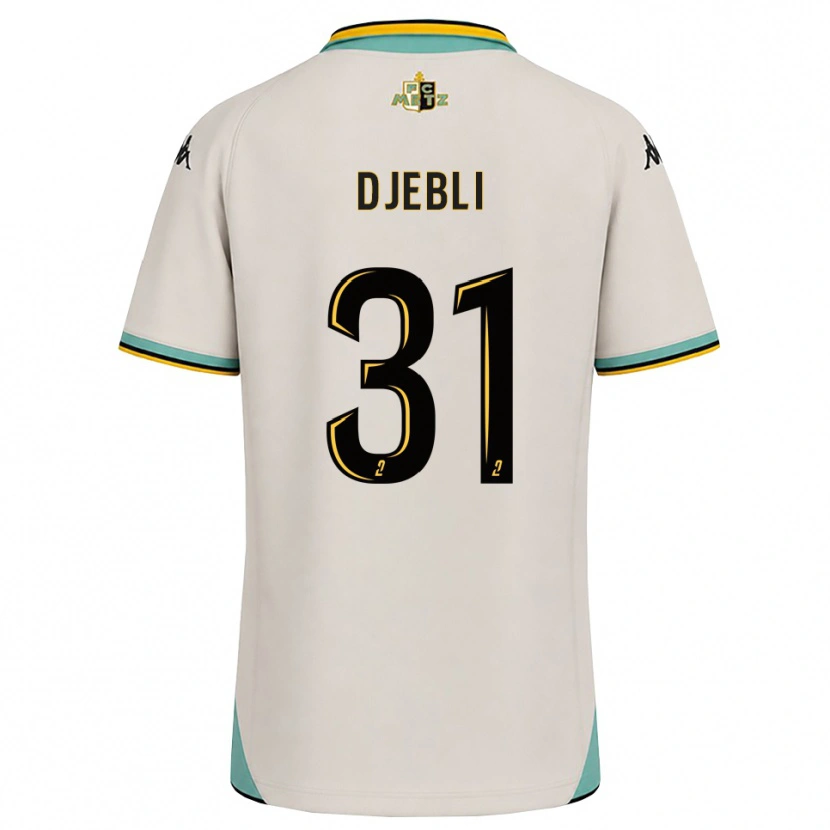 Danxen Mujer Camiseta Assia Djebli #31 Blanco Floral Negro 2ª Equipación 2026/27 La Camisa
