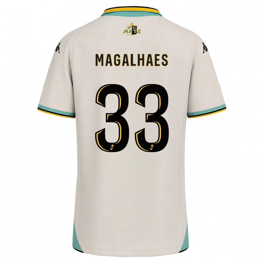 Danxen Mujer Camiseta Manon Magalhaes #33 Blanco Floral Negro 2ª Equipación 2026/27 La Camisa