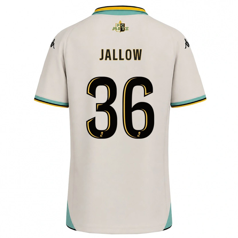 Danxen Mujer Camiseta Ablie Jallow #36 Blanco Floral Negro 2ª Equipación 2026/27 La Camisa