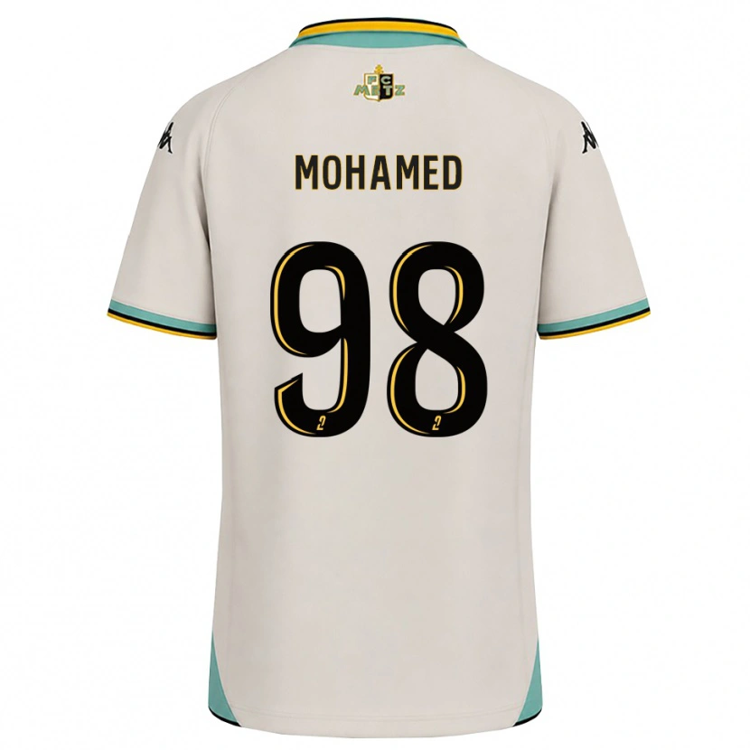 Danxen Mujer Camiseta Idris Mohamed #98 Blanco Floral Negro 2ª Equipación 2026/27 La Camisa