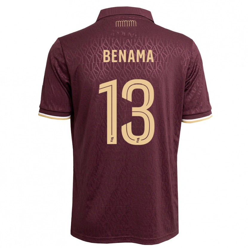 Danxen Mujer Camiseta Mayssam Benama #13 Rojo Marrón Arena 2ª Equipación 2026/27 La Camisa