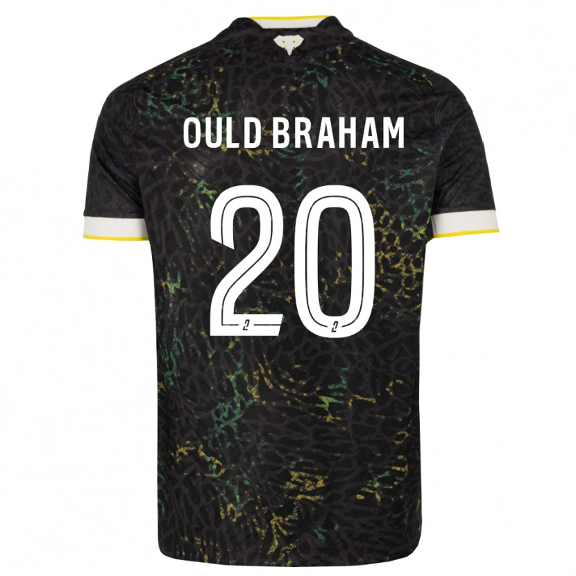 Danxen Mujer Camiseta Amira Ould Braham #20 Negro Blanco Amarillo 2ª Equipación 2026/27 La Camisa