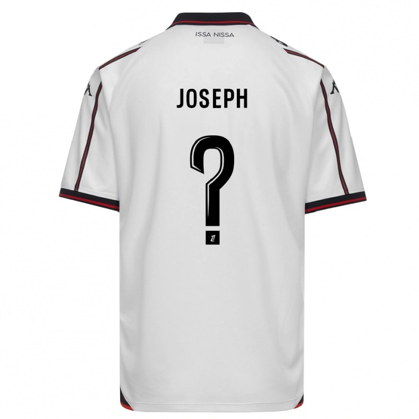 Danxen Mujer Camiseta Sylvio Joseph #0 Negro Blanco 2ª Equipación 2026/27 La Camisa