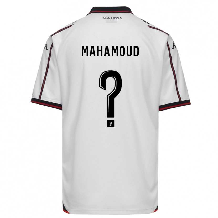 Danxen Mujer Camiseta Abdourazak Mahamoud #0 Negro Blanco 2ª Equipación 2026/27 La Camisa